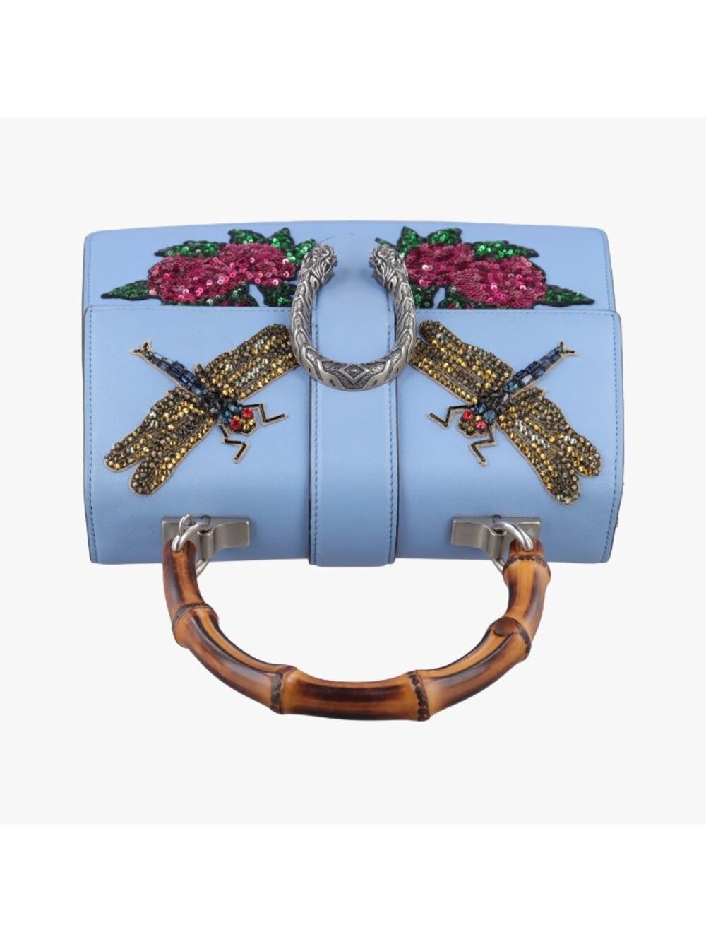 Gucci Dionysus Blue Multicolor Leather Shoulder Bag - Picture 8 of 16